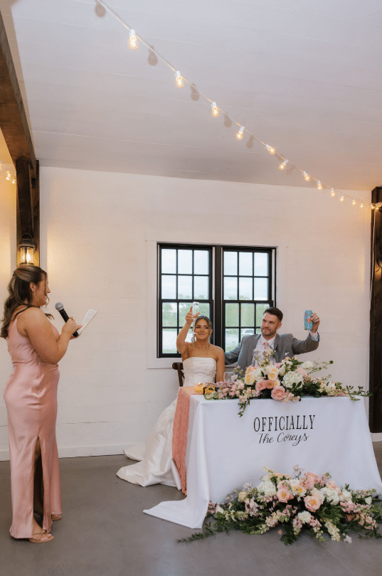 How To Choose The Perfect Wedding Reception Venue In Maine 3 Ash point estate wedding reception venues maine, newlyweds are emotional listening to bridesmaids speech