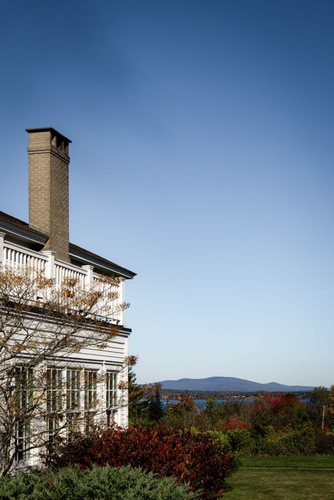 Ash point estate landscape, places to have a wedding in maine